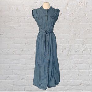 Long Lightweight Denim Dress